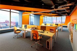 Orange office colours